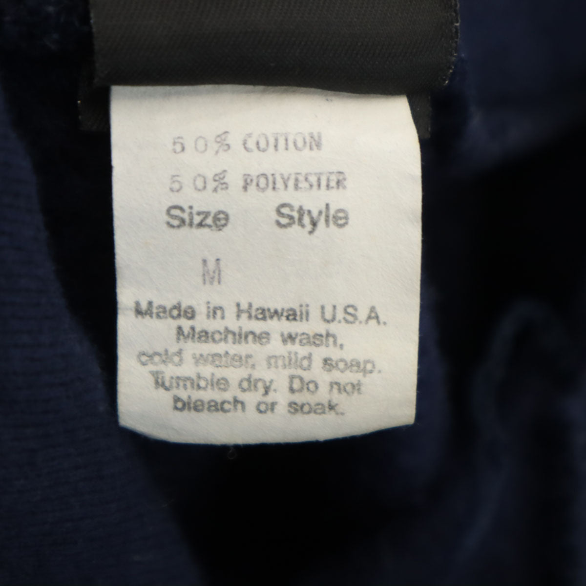 Town&Country タウンアンドカントリー 90s USA製 オールド 長袖 スウェットパーカー M ネイビー 裏起毛 プルオーバー メンズ