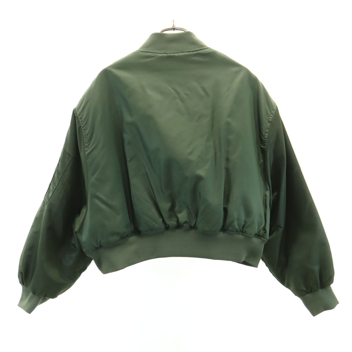 ZARA ザラ ショート丈 フライトジャケット L-XL カーキ レディース