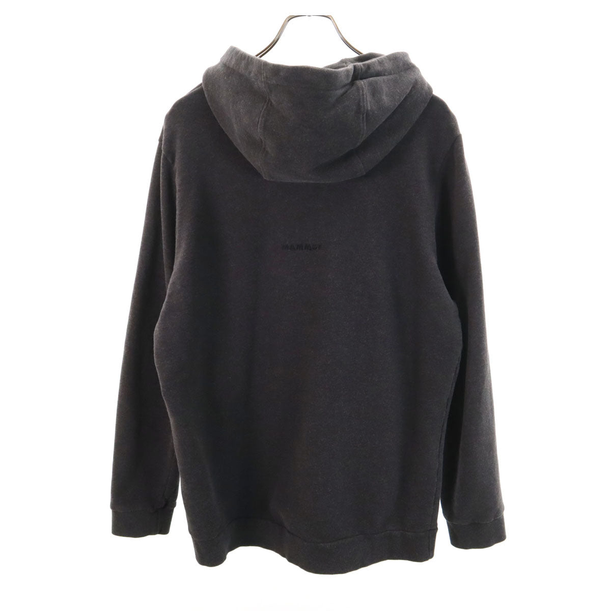 Mammut マムート 国旗ロゴ 長袖 スウェットパーカー XL チャコールグレー フーディ アウトドア メンズ