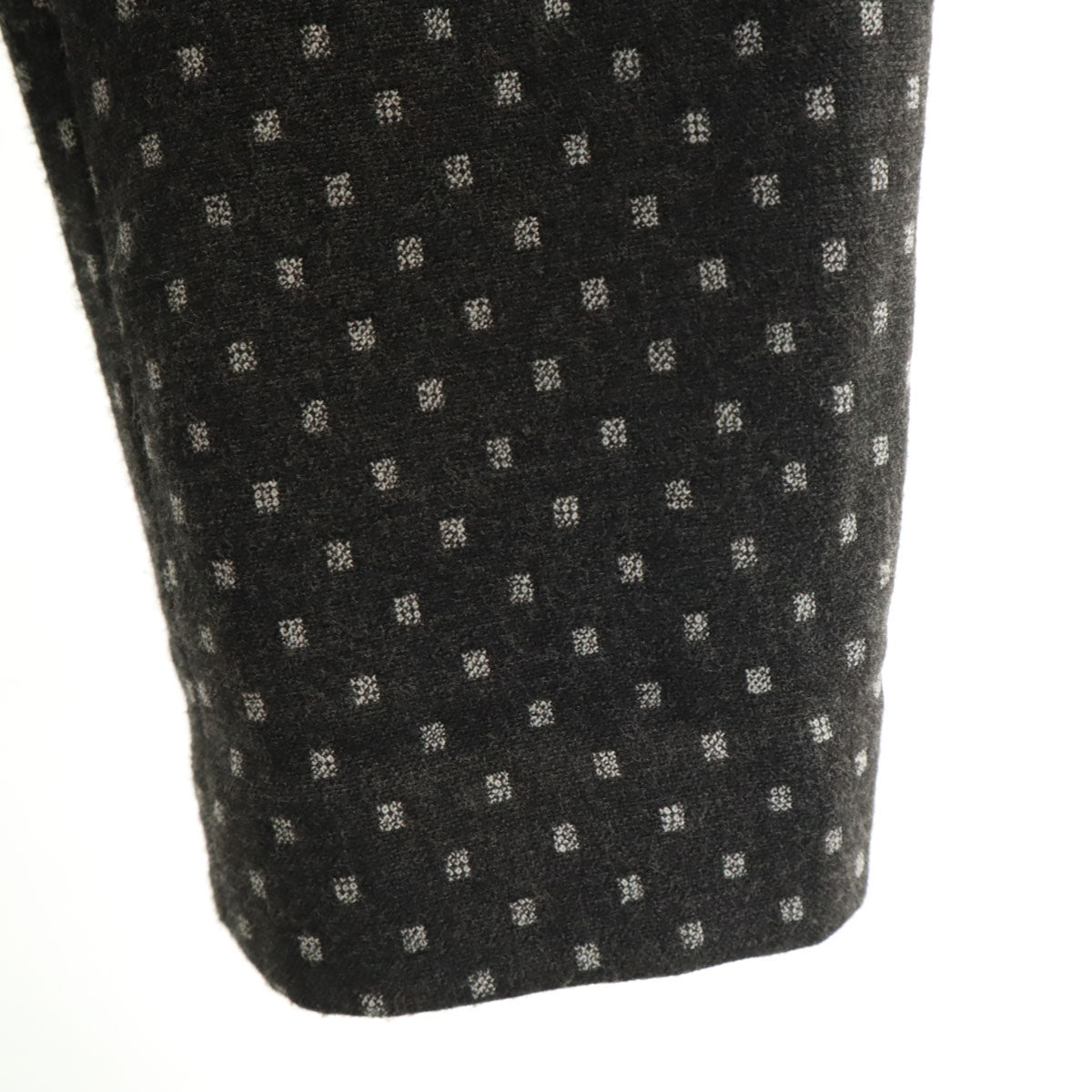 美品 Emporio Armani エンポリオアルマーニ イタリア製 総柄 ジップジャケット 42 チャコールグレー レディース