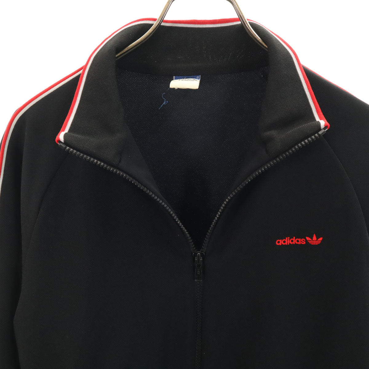 adidas アディダス 70s 西ドイツタグ ヴィンテージ トラックジャケット L ブラック デサント ジャージ メンズ