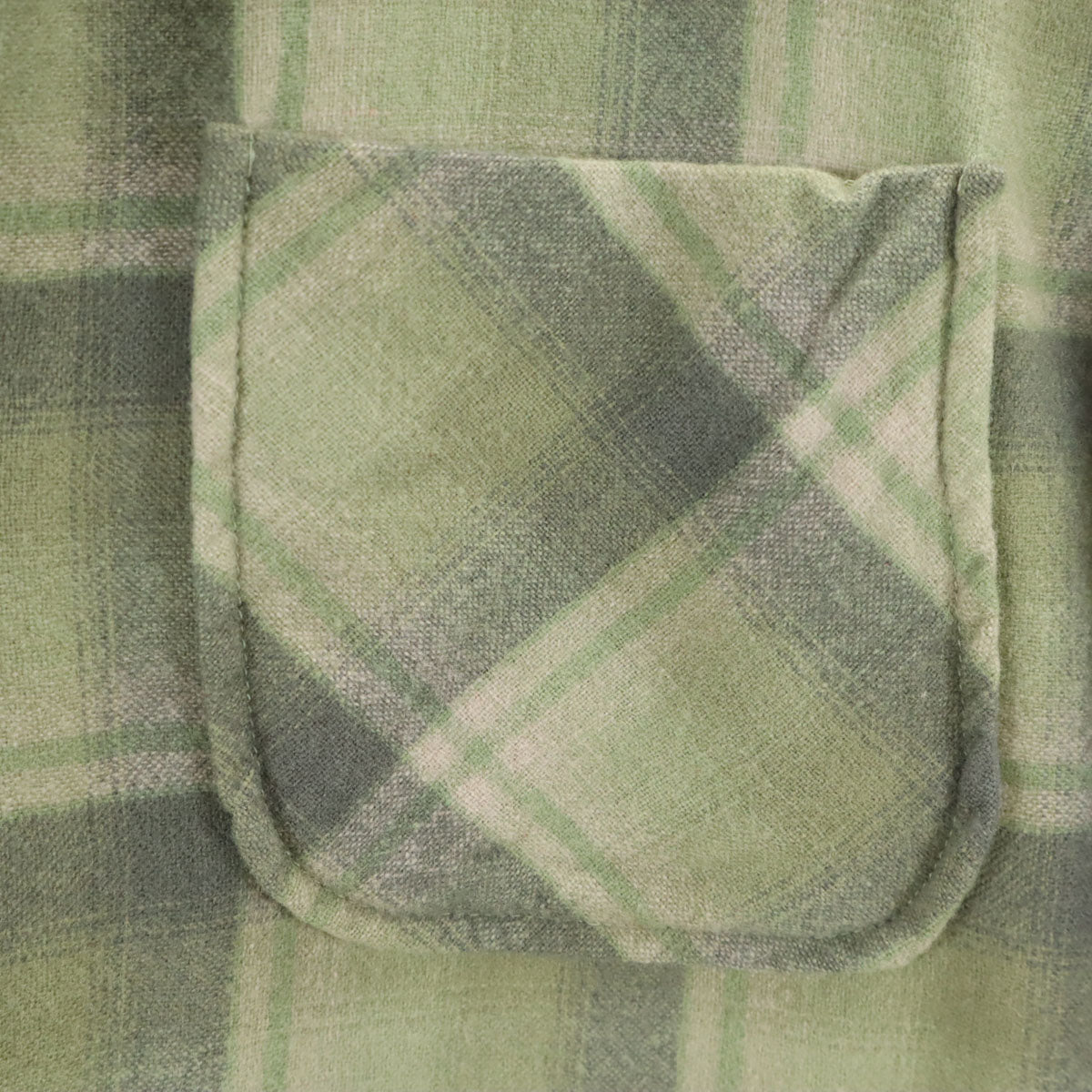 PENDLETON ペンドルトン 70s USA製 ヴィンテージ チェック柄 ジャケット L モスグリーン系 くるみボタン メンズ