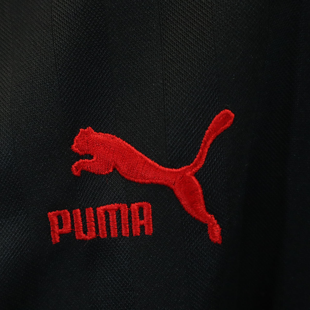PUMA プーマ 90s 日本製 オールド ヒットユニオン ストライプ柄 トラックジャケット ブラック ジャージ メンズ