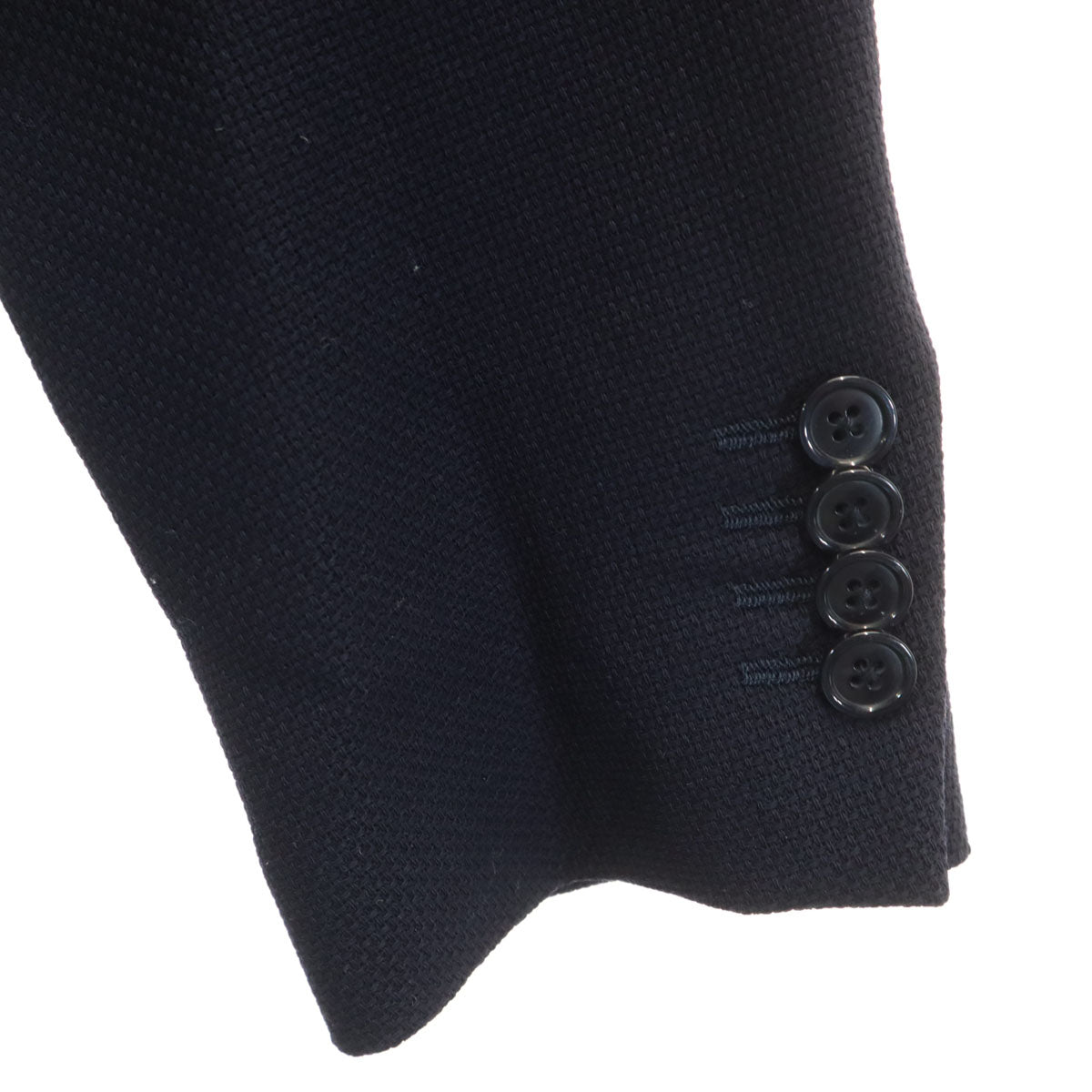 美品 LARDINI ラルディーニ イタリア製 テーラードジャケット 44 ネイビー アンコン メンズ