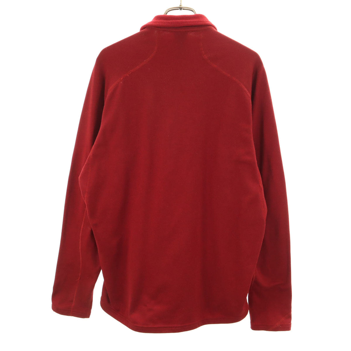 patagonia パタゴニア 長袖 ハーフジップ Tシャツ M ボルドー系 POLARTEC 43460F8 アウトドア ベースレイヤー キャプリーン メンズ