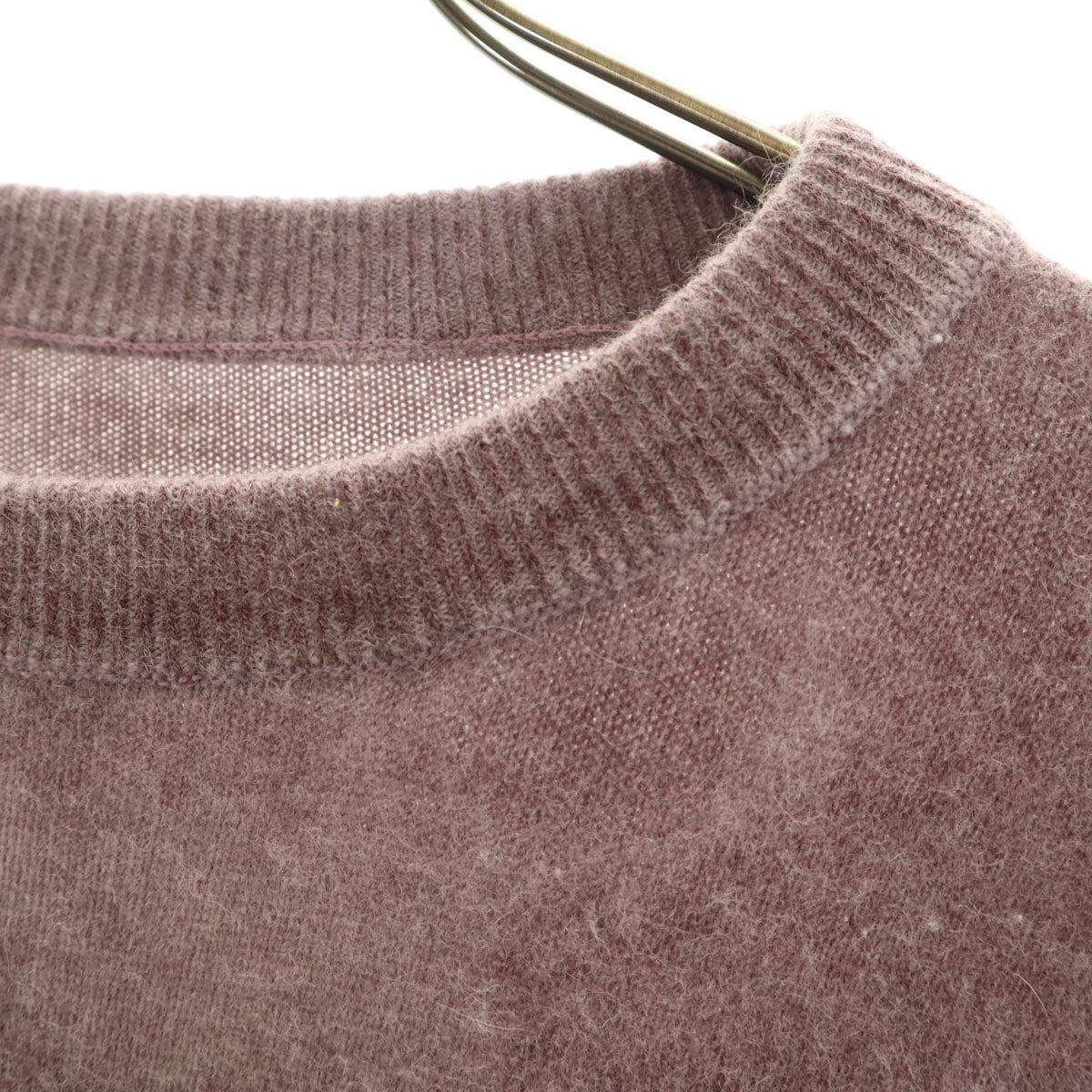 MAISON SPECIAL メゾンスペシャル アンゴラブレンド タイダイ柄 長袖 クルーネック セーター F パープル系 ニット レディース