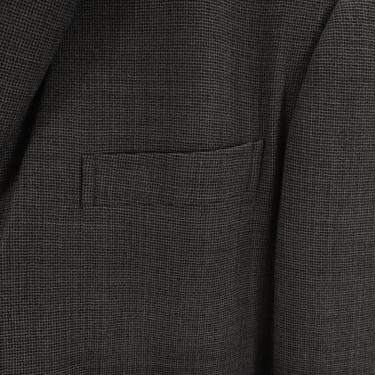 LANVIN CLASSIQUE ランバンクラシック 90s オールド テーラードジャケット 48 チャコールグレー メンズ