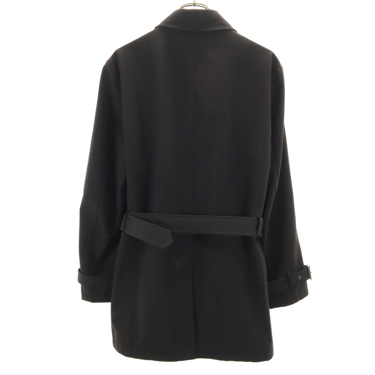 BURBERRY BLACK LABEL バーバリーブラックレーベル ステンカラーコート L ブラック 三陽商会 メンズ