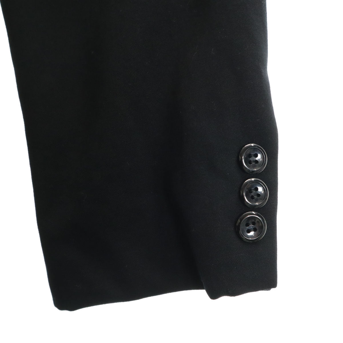 LEOD'OR MITSUKOSHI ウール100％ テーラードジャケット 黒 メンズ