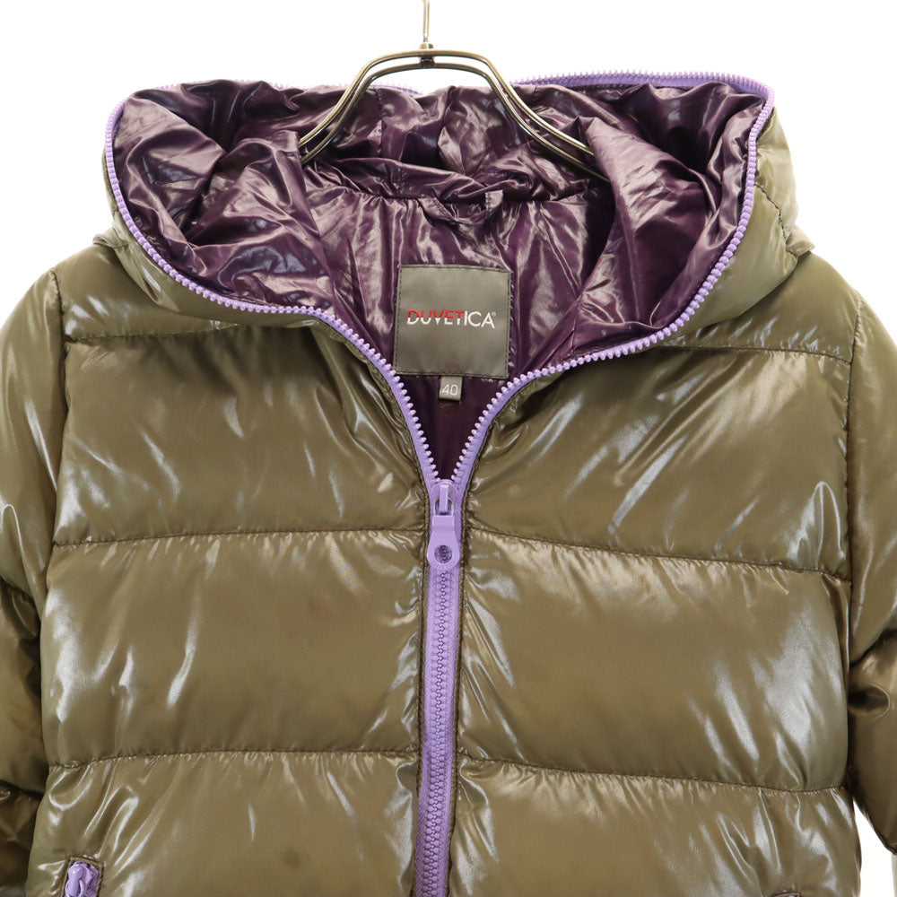 DUVETICA デュベティカ ティア ダウンジャケット 40 オリーブ THIA ポケッタブル レディース