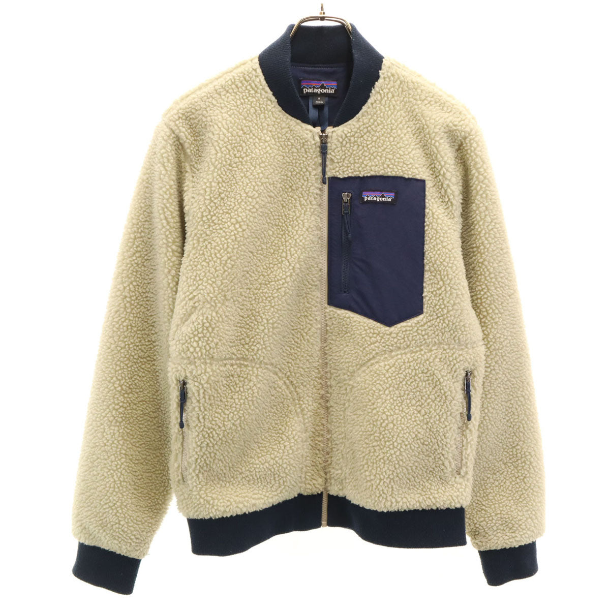 patagonia パタゴニア 20AW レトロエックス ボマー ジャケット S ベージュ フリースジャケット 22830FA20 メンズ