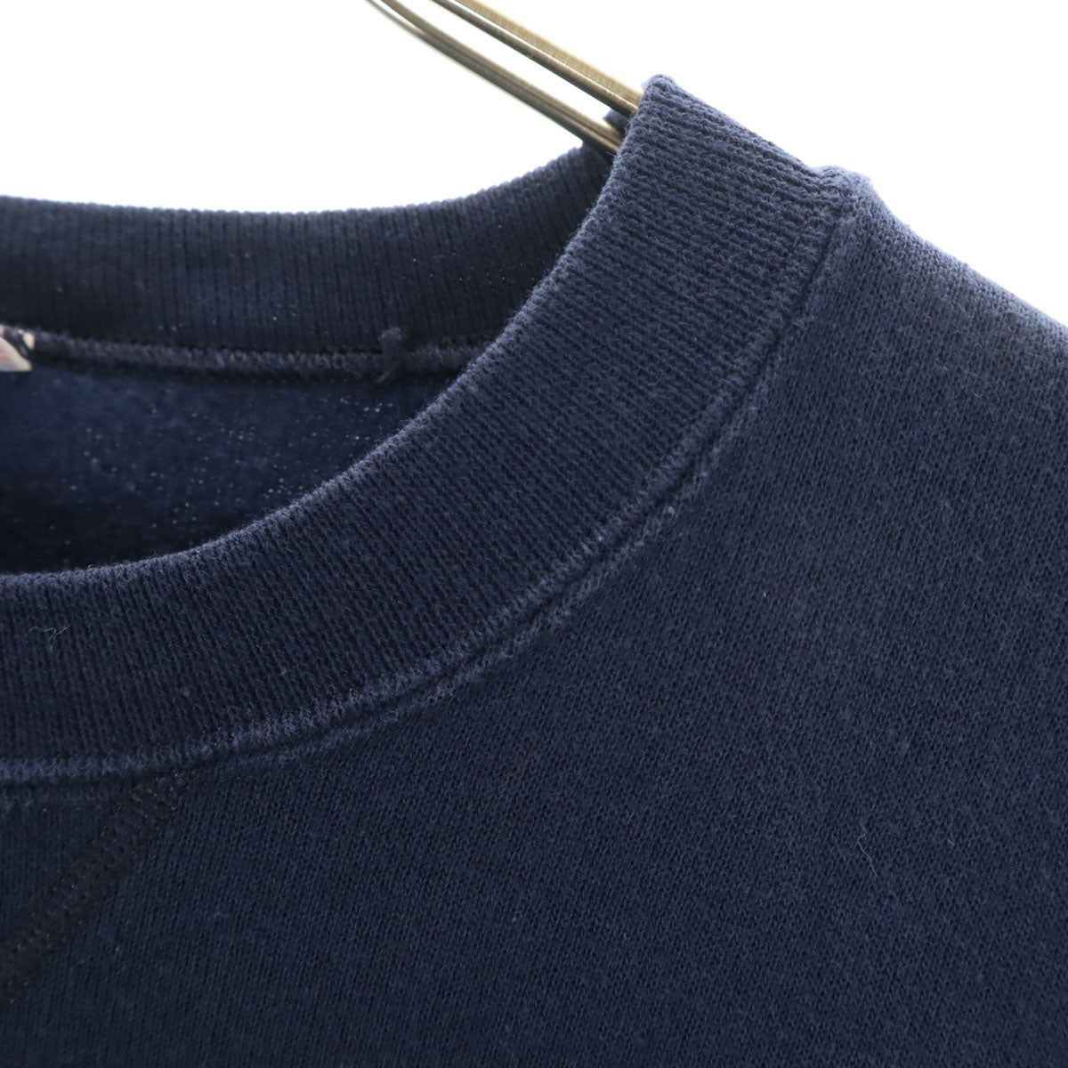 SOFFE ソフィー 90s オールドUSA製 長袖 U.S.NAVY スウェット S ネイビー 裏起毛 前V メンズ