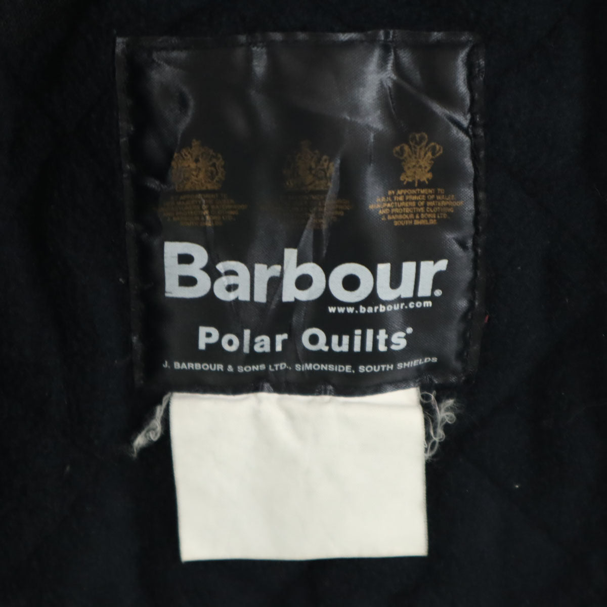 Barbour バブアー キルティングジャケット ネイビー ダブルジップ メンズ