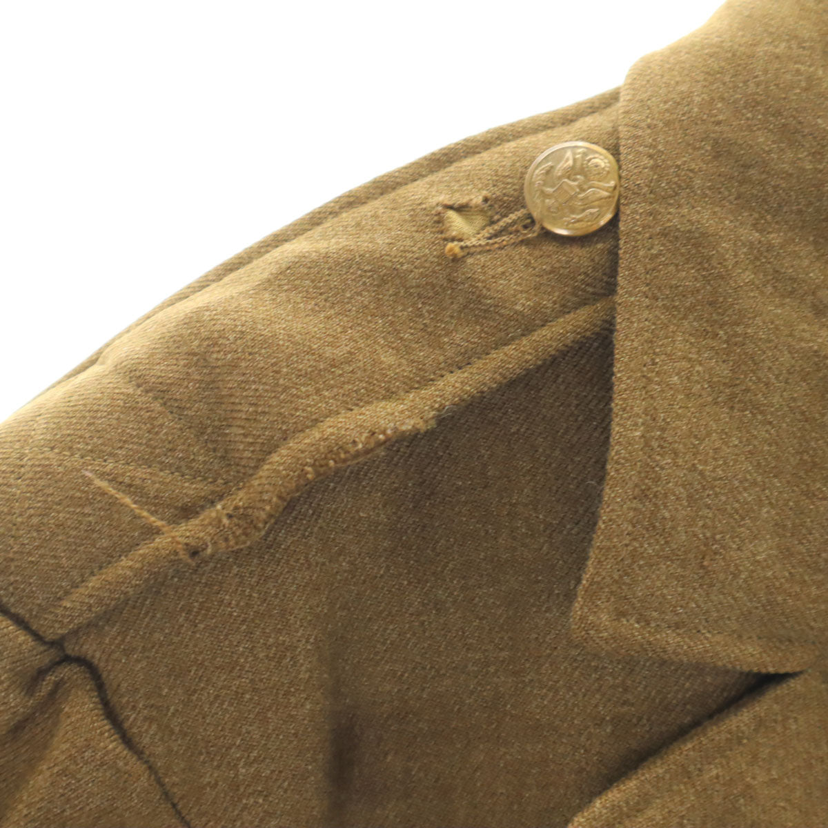 US ARMY アメリカ軍 40s ヴィンテージ WW2 大戦 オフィサー ジャケット 36XL カーキ メンズ