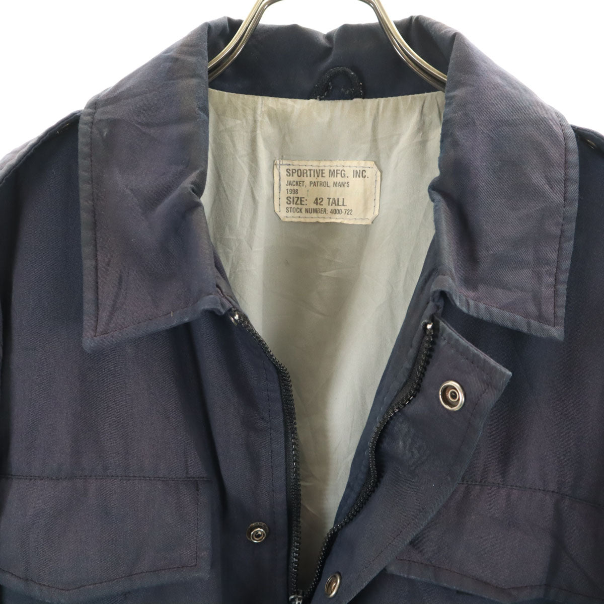 Canadian Army カナダ軍 90s オールド ポリス ジャケット 42 ネイビー メンズ