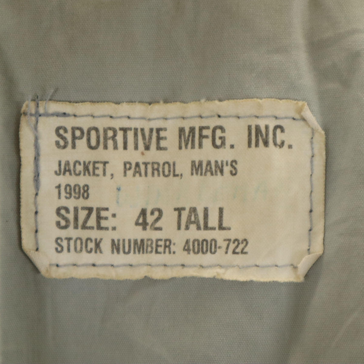 Canadian Army カナダ軍 90s オールド ポリス ジャケット 42 ネイビー メンズ