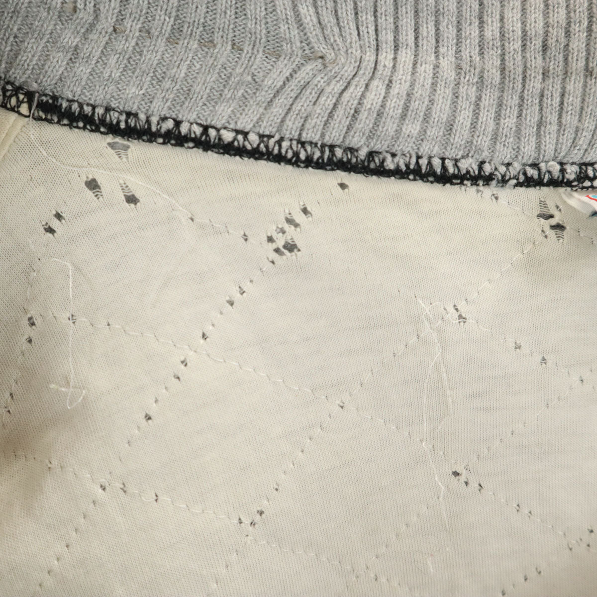 OLD オールド 80s 90s 長袖 Vネック カーディガン XL 黒 厚手 メンズ