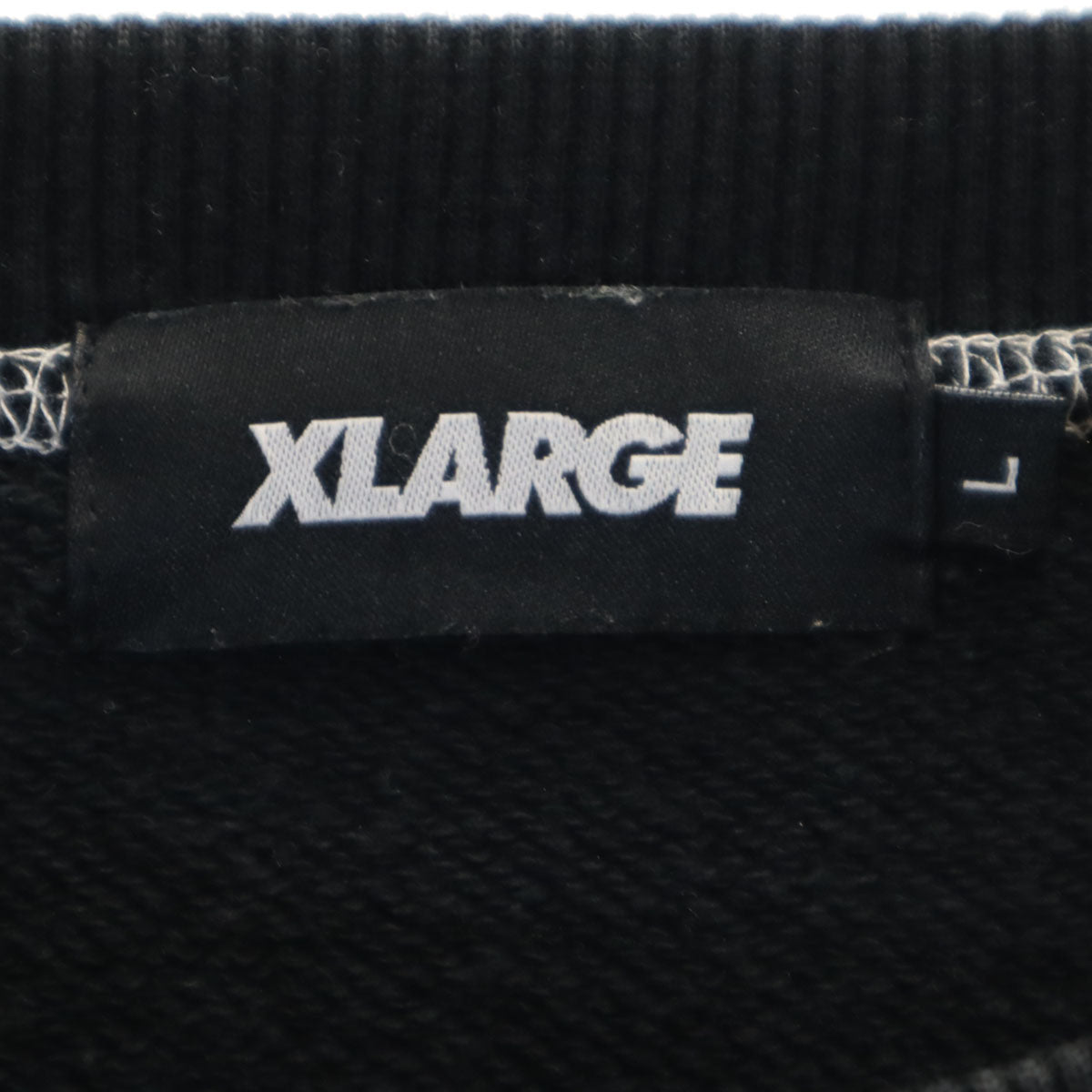 XLARGE エクストララージ 長袖 スウェット トレーナー L ブラック メンズ