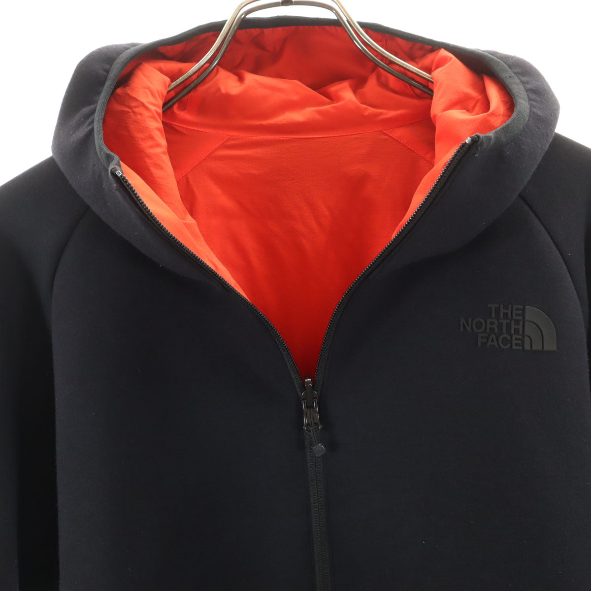 THE NORTH FACE ノースフェイス 長袖 リバーシブル テックエアー ジップパーカー M ブラック NT61984 アウトドア メンズ