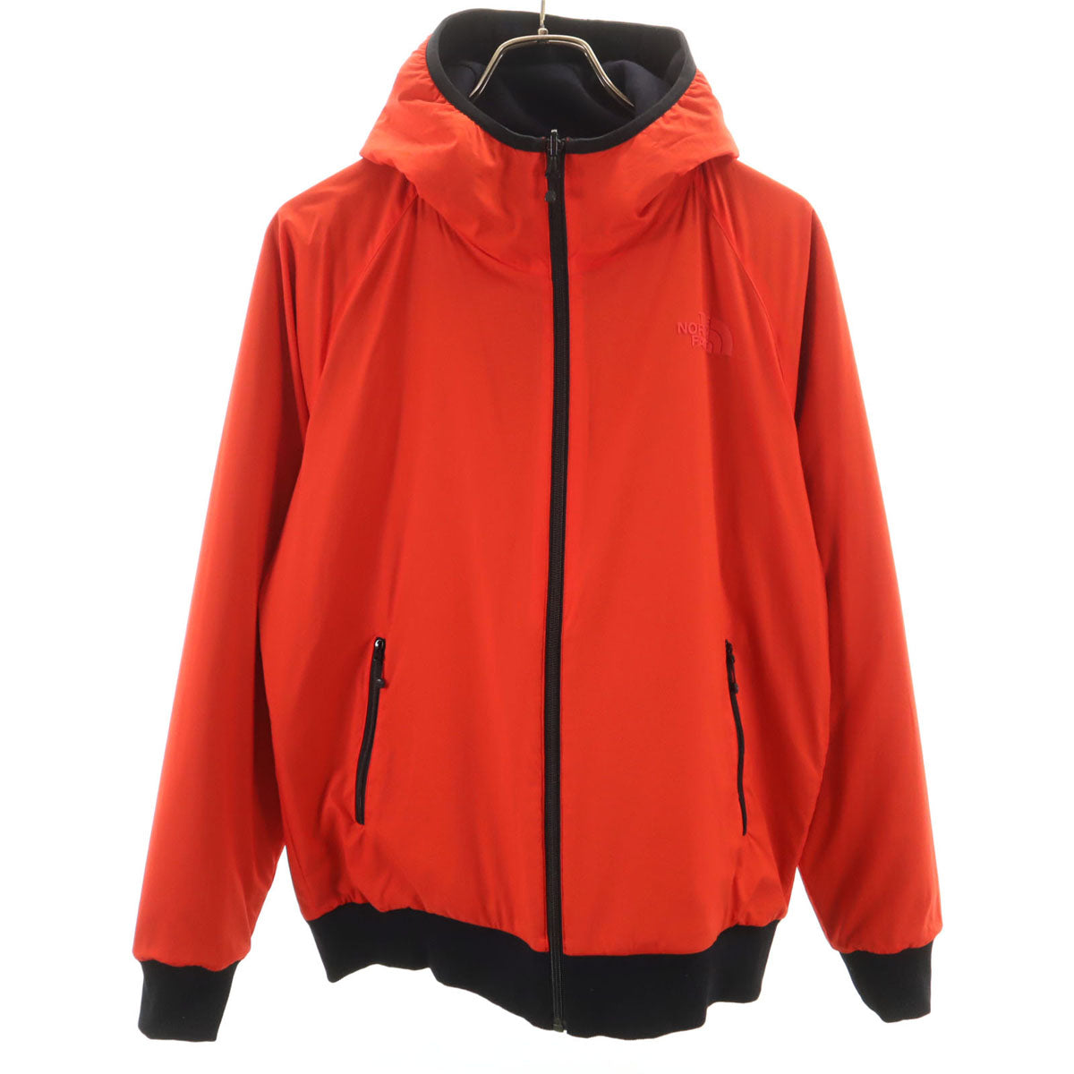 THE NORTH FACE ノースフェイス 長袖 リバーシブル テックエアー ジップパーカー M ブラック NT61984 アウトドア メンズ
