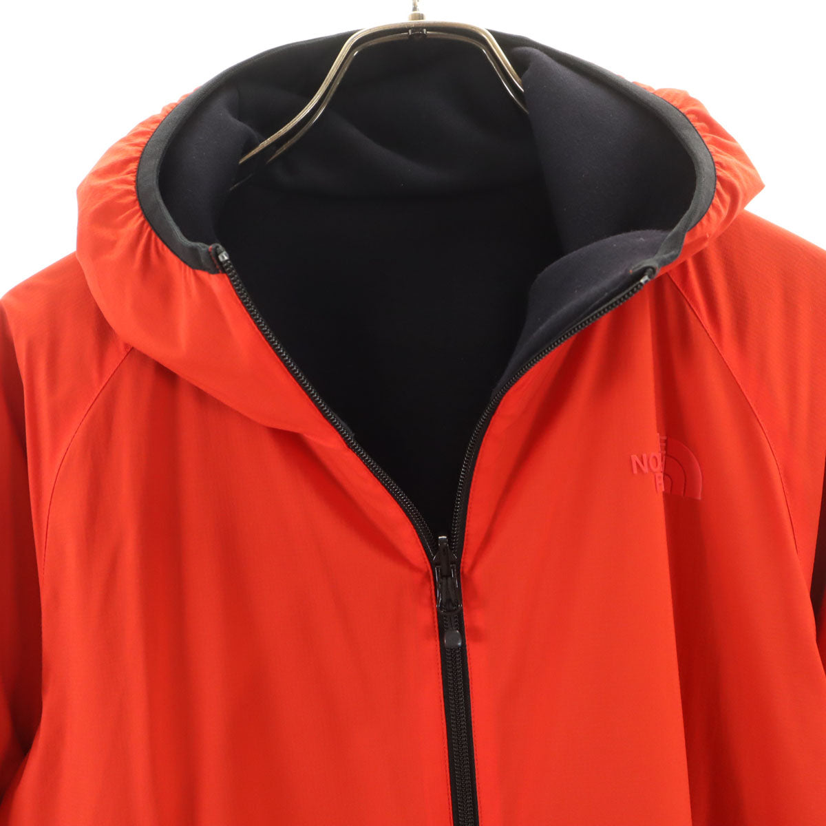 THE NORTH FACE ノースフェイス 長袖 リバーシブル テックエアー ジップパーカー M ブラック NT61984 アウトドア メンズ