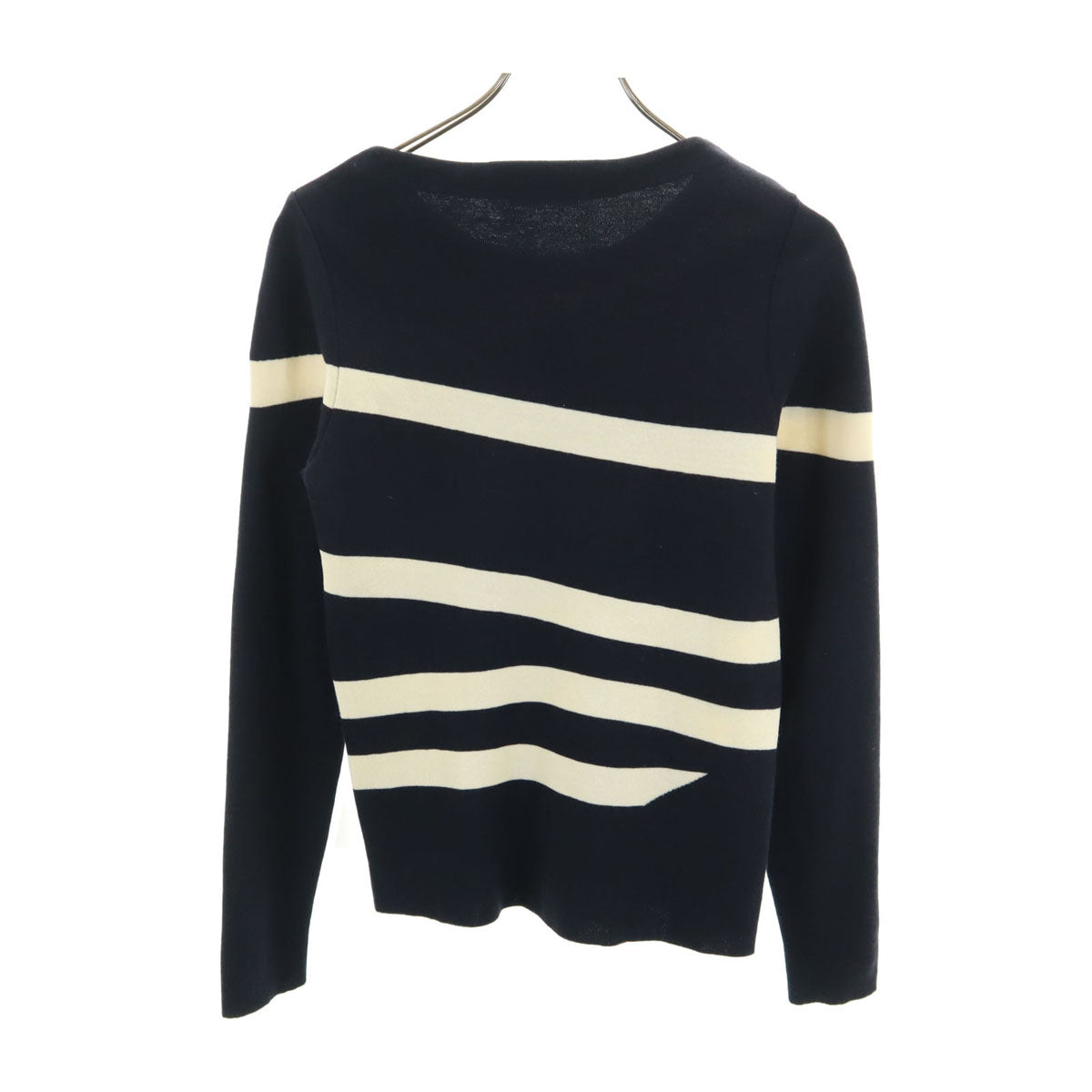 Chloe クロエ イタリア製 長袖 ニット XS ネイビー レディース