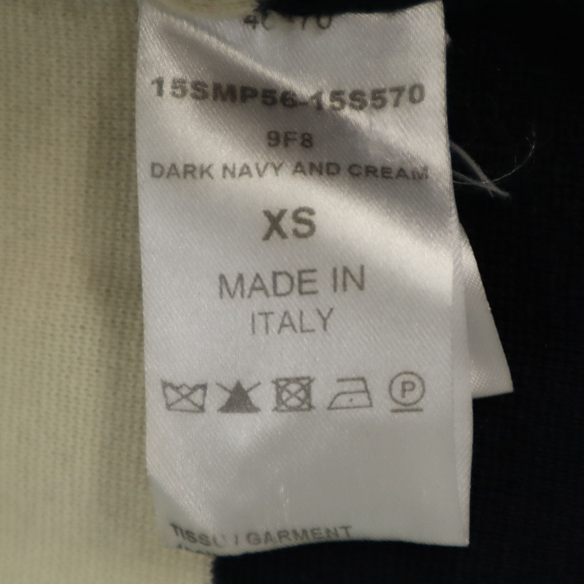 Chloe クロエ イタリア製 長袖 ニット XS ネイビー レディース