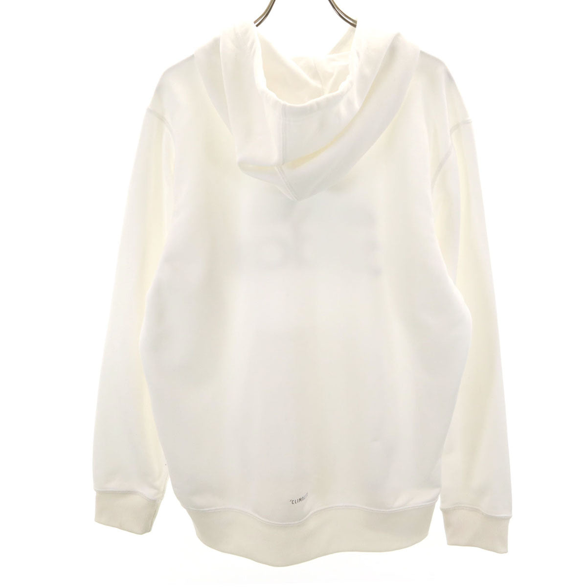 adidas アディダス 長袖 パーカー L 白 プルオーバー メンズ