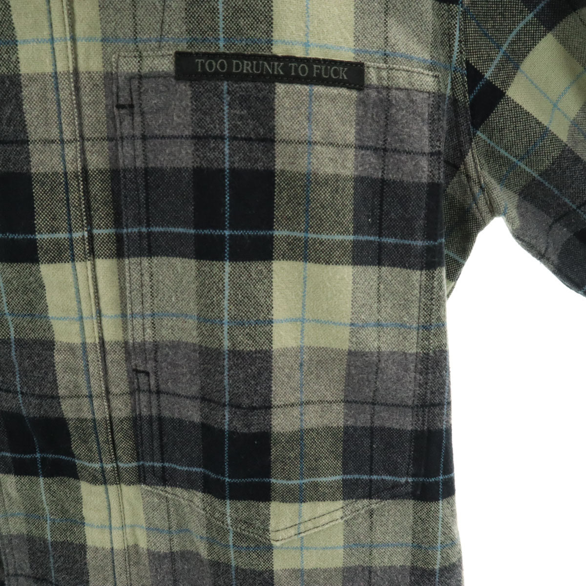 HYSTERIC GLAMOUR ヒステリックグラマー 日本製 チェック柄 長袖 シャツジャケット S グレー系 メンズ