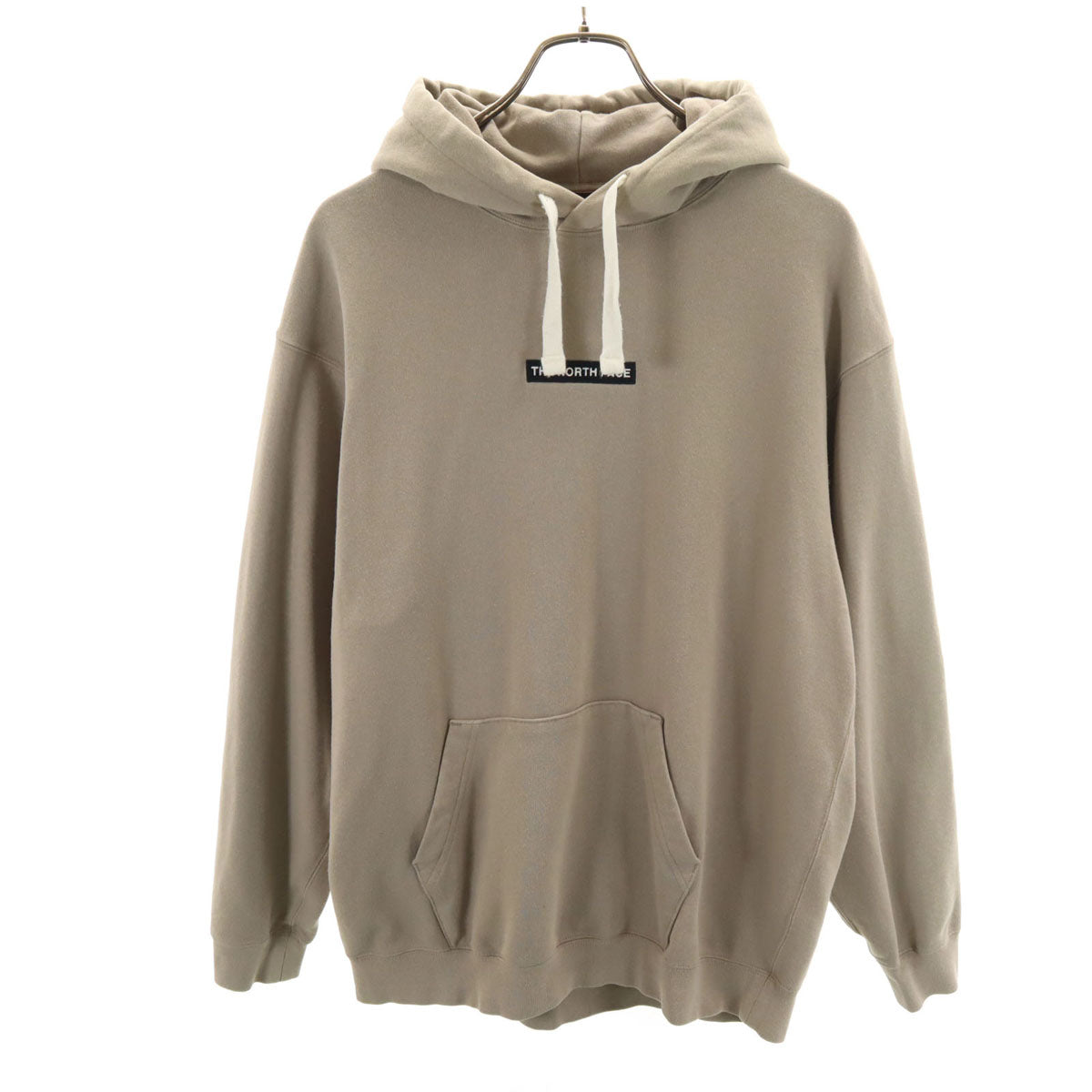 THE NORTH FACE ノースフェイス 長袖 スウェットパーカー M グレージュ NT62332A プルオーバー メンズ