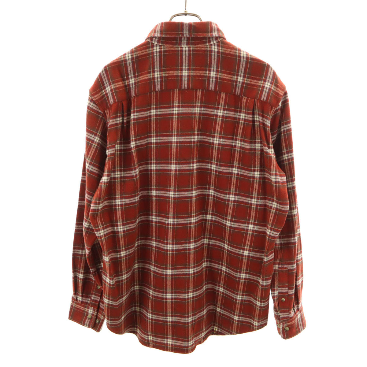 THE NORTH FACE ノースフェイス チェック柄 長袖 ネルシャツ XL レッドブラウン NT26929 アウトドア メンズ