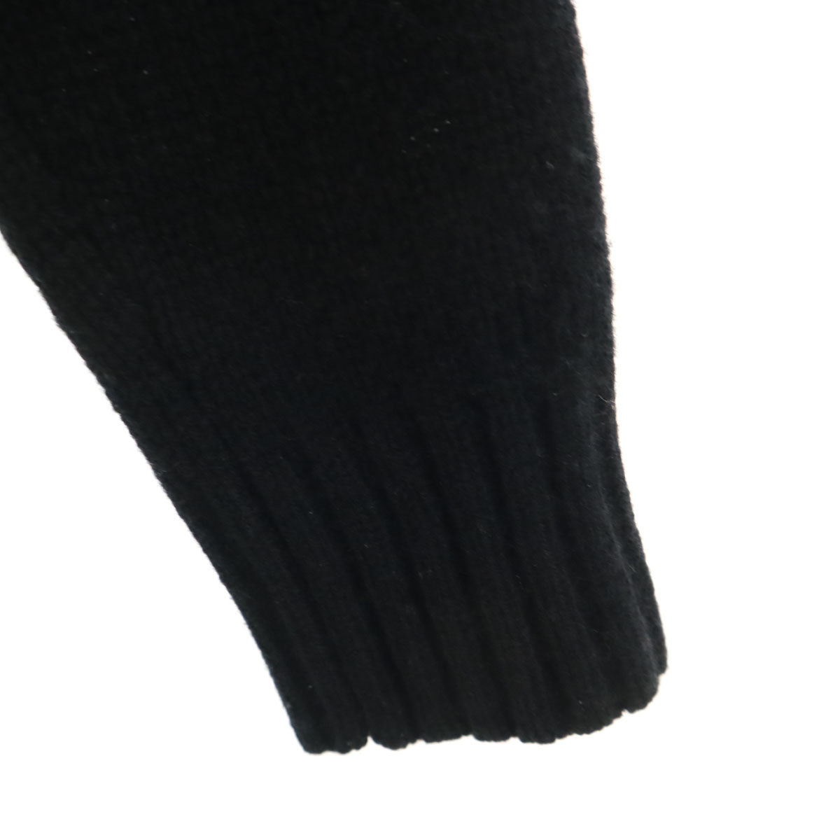 LAUREN RALPH LAUREN ローレンラルフローレン 長袖 ハーフボタン セーター S 黒 ニット 龍 レディース