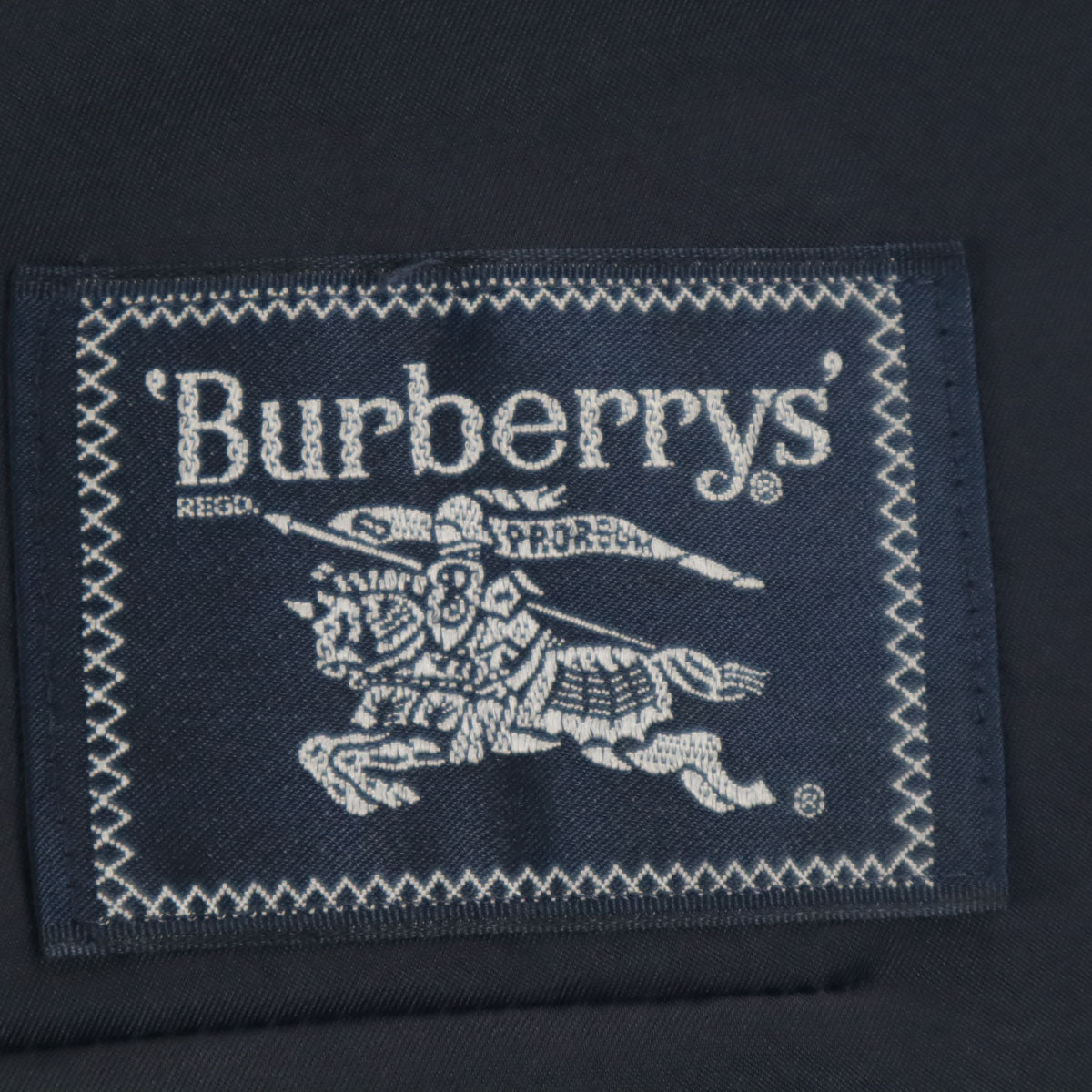 Burberrys バーバリーズ 90s 日本製 オールド ダブル スーツ 上下 セットアップ BE6/94 ネイビー メンズ