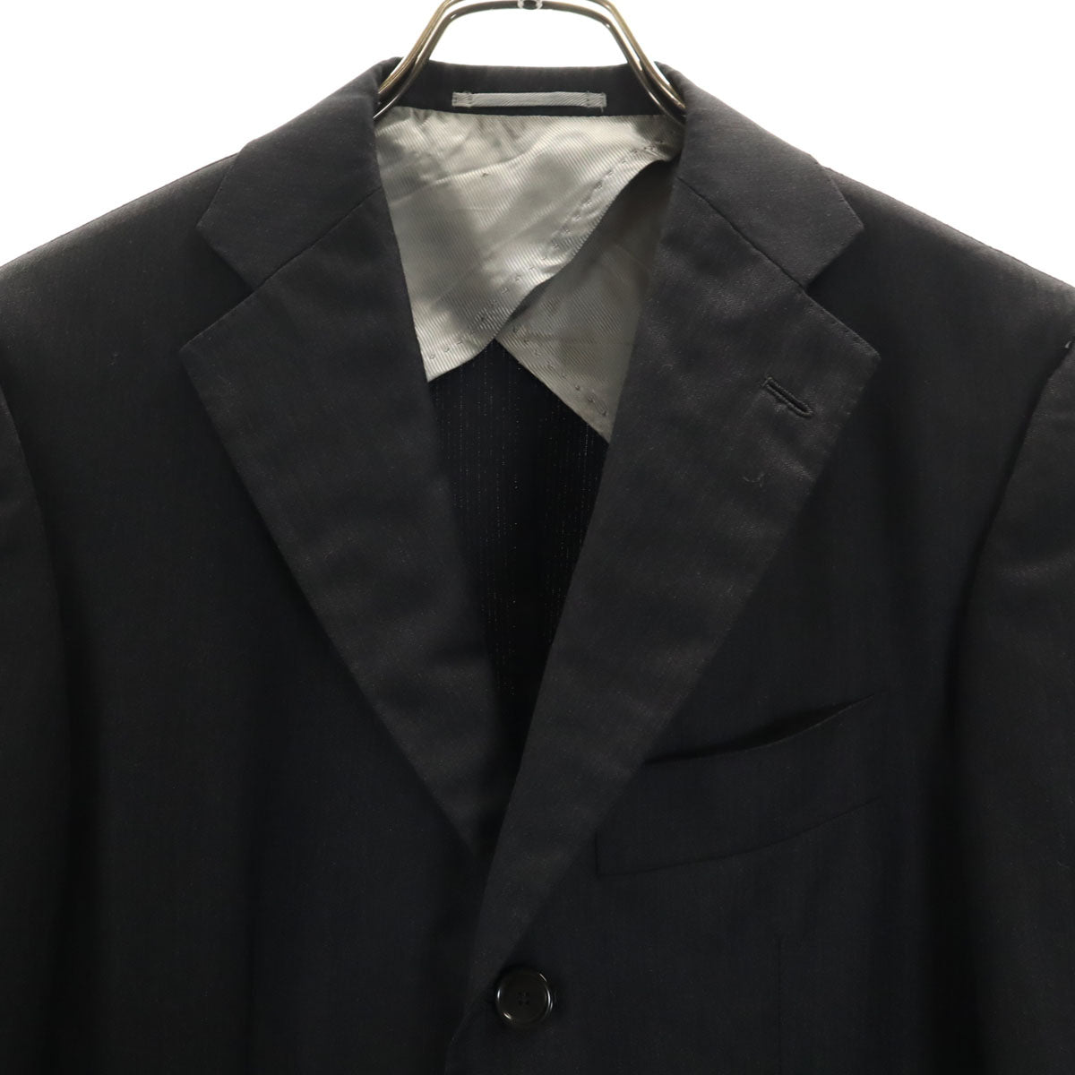UNITED ARROWS SOVEREIGN ユナイテッドアローズ ソブリン ヘリンボーン スーツ 上下 セットアップ 42 チャコールグレー メンズ