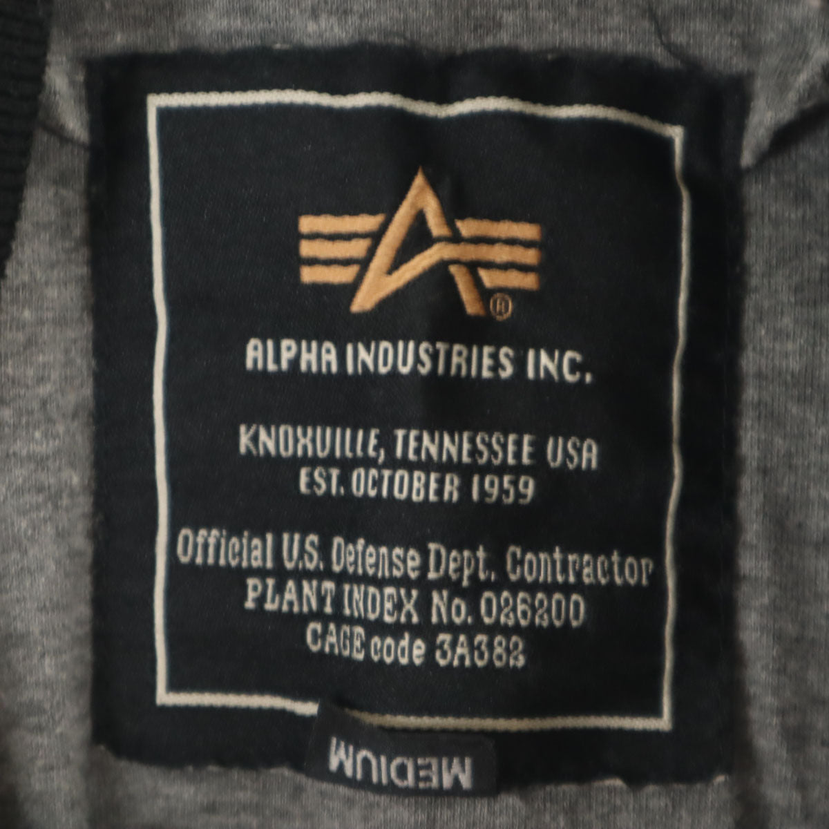 ALPHA INDUSTRIES INC アルファインダストリーズ MA-1 フライトジャケット M ブラック メンズ