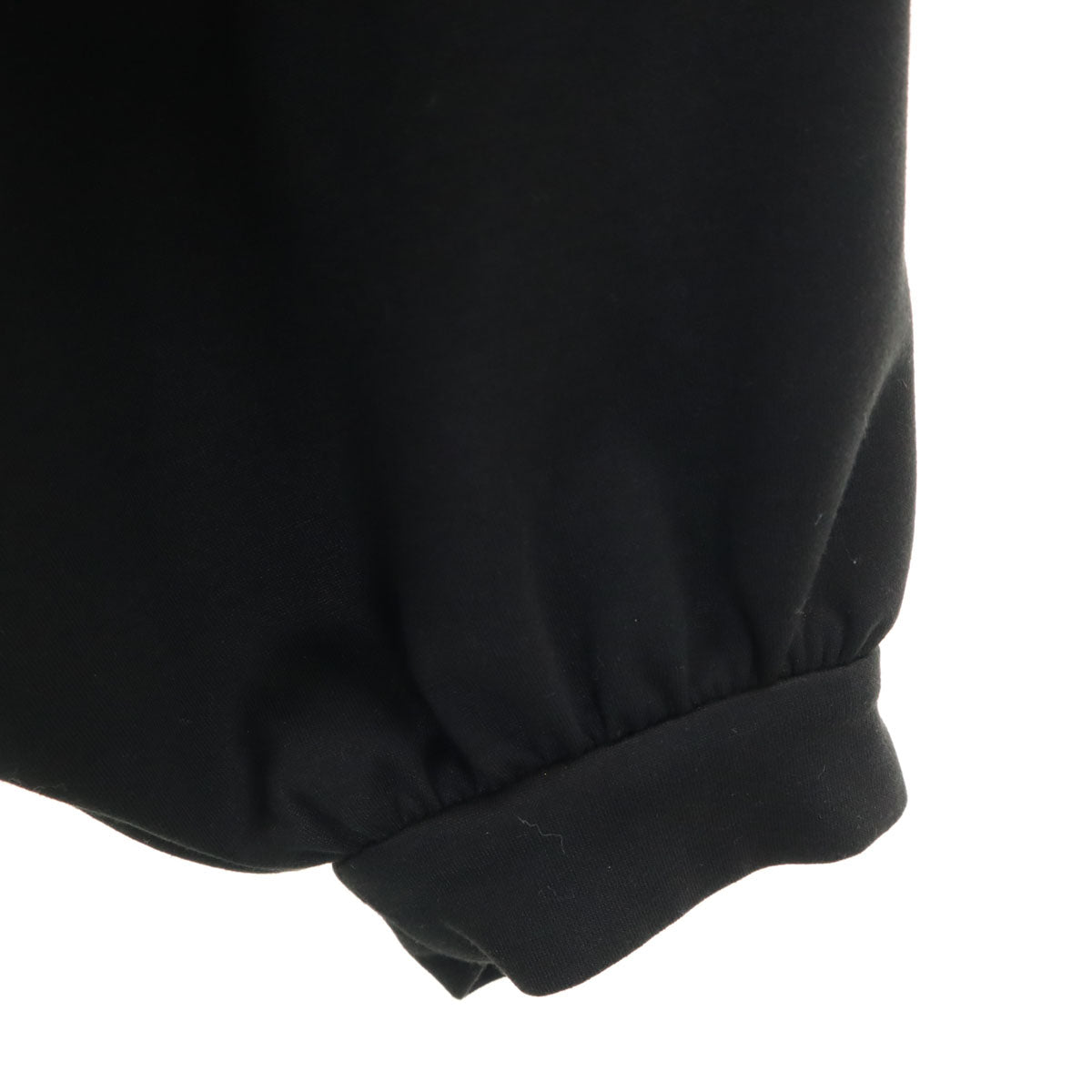 未使用 UNITED ARROWS ユナイテッドアローズ 7分袖 ビジュー トレーナー FREE ブラック レディース