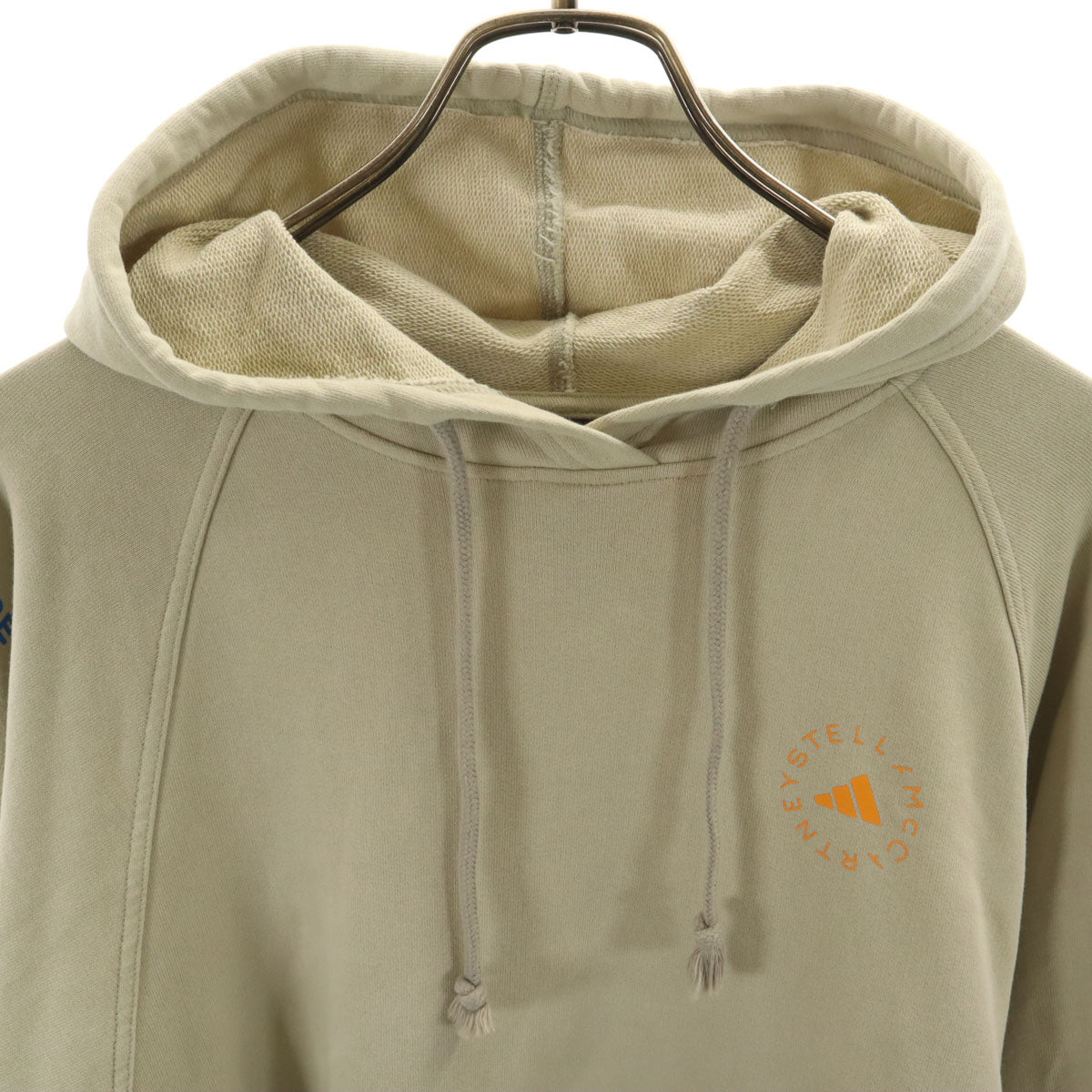 adidas by Stella McCartney アディダスバイステラマッカートニー 長袖 スウェットパーカー L ベージュ レディース