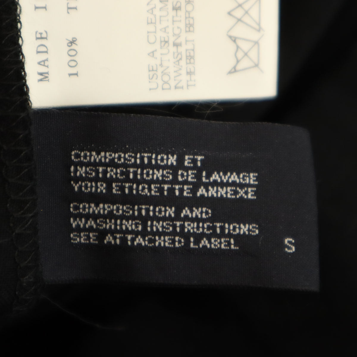 LIMI feu リミフゥ 日本製 長袖 ドルマン ワンピース S ブラック チュニック ヨウジヤマモト レディース