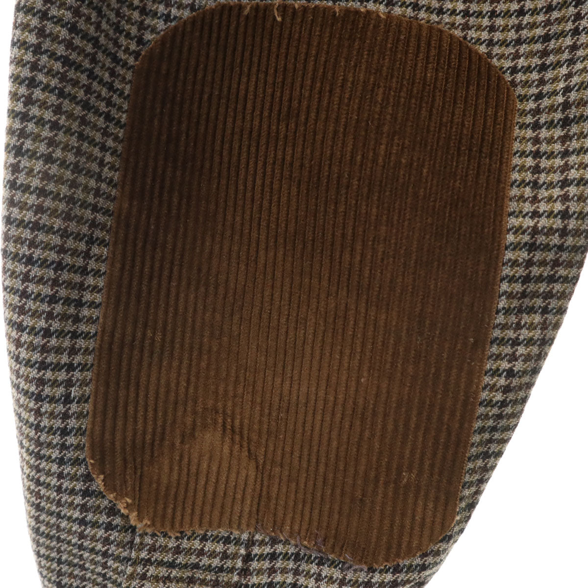 PENDLETON ペンドルトン 60s ヴィンテージ ハウンドトゥース柄 長袖 オープンカラー ウールシャツ L ブラウン 千鳥格子 メンズ