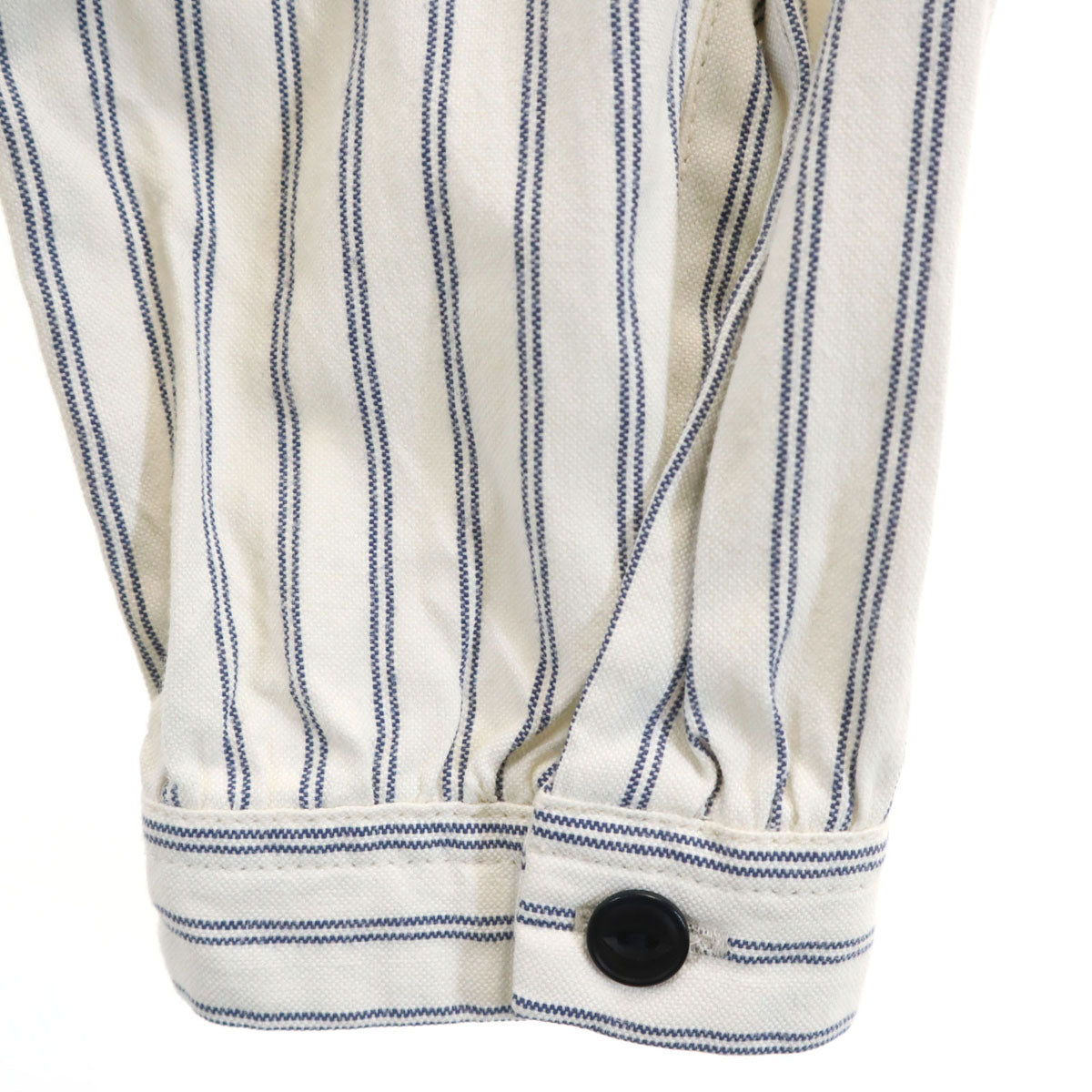 snowpeak スノーピーク TAKIBI 焚 ストライプ柄 長袖 シャツワンピース M ホワイト アウトドア レディース