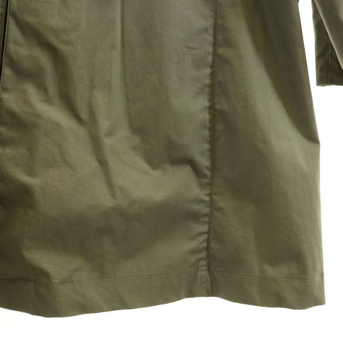 Mackintosh マッキントッシュ スコットランド製 ステンカラーコート 38 オリーブ系 スプリング レディース