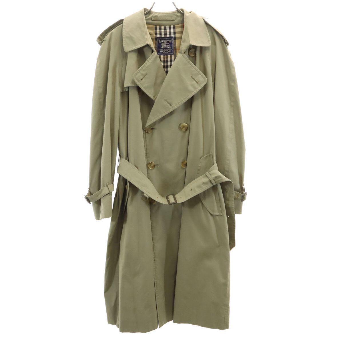 Burberrys バーバリーズ 90s 丸善 オールド トレンチコート 100/115 カーキベージュ メンズ