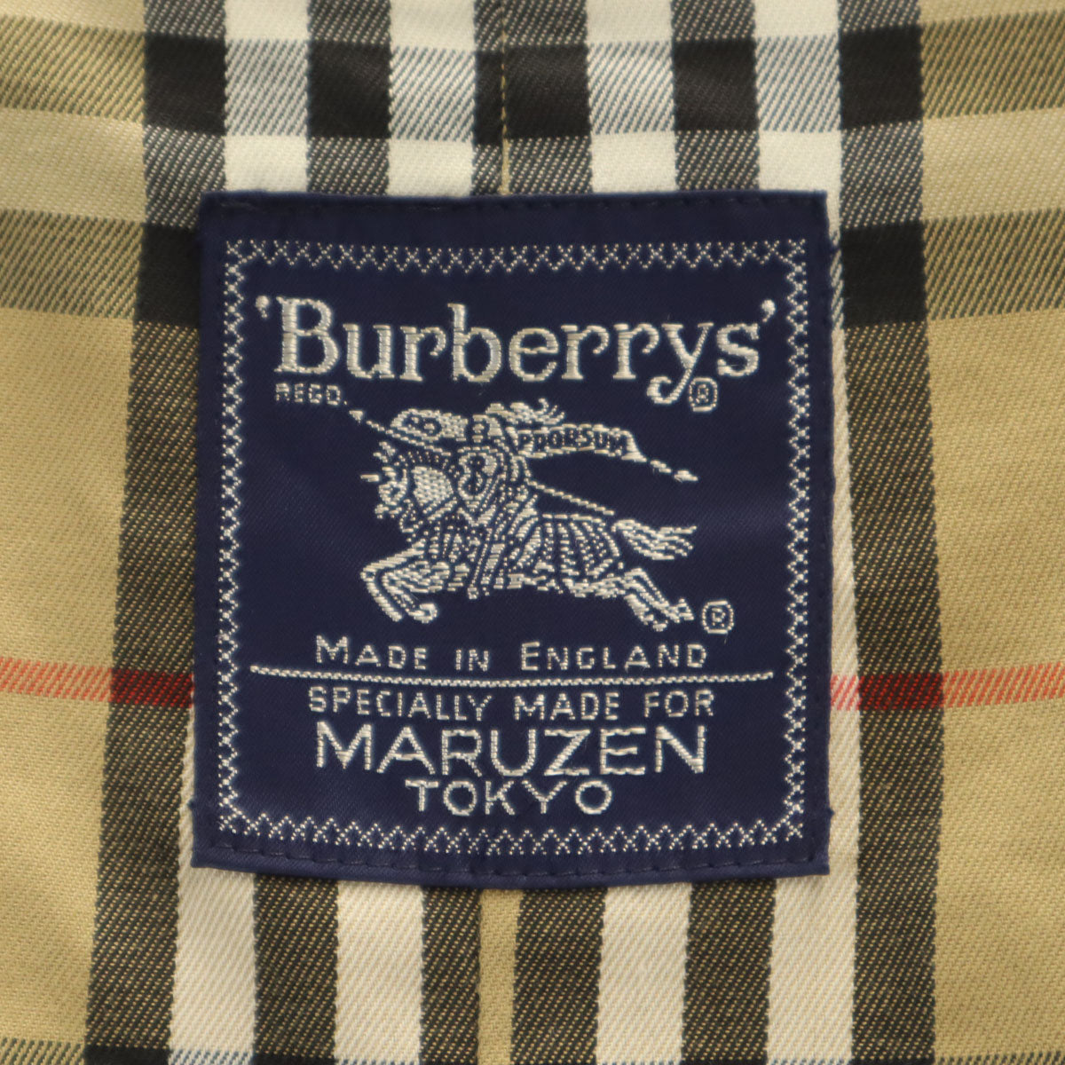 Burberrys バーバリーズ 90s 丸善 オールド トレンチコート 100/115 カーキベージュ メンズ