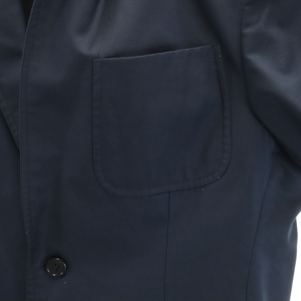 PRADA プラダ ハンガリー製 テーラードジャケット 46 ネイビー メンズ