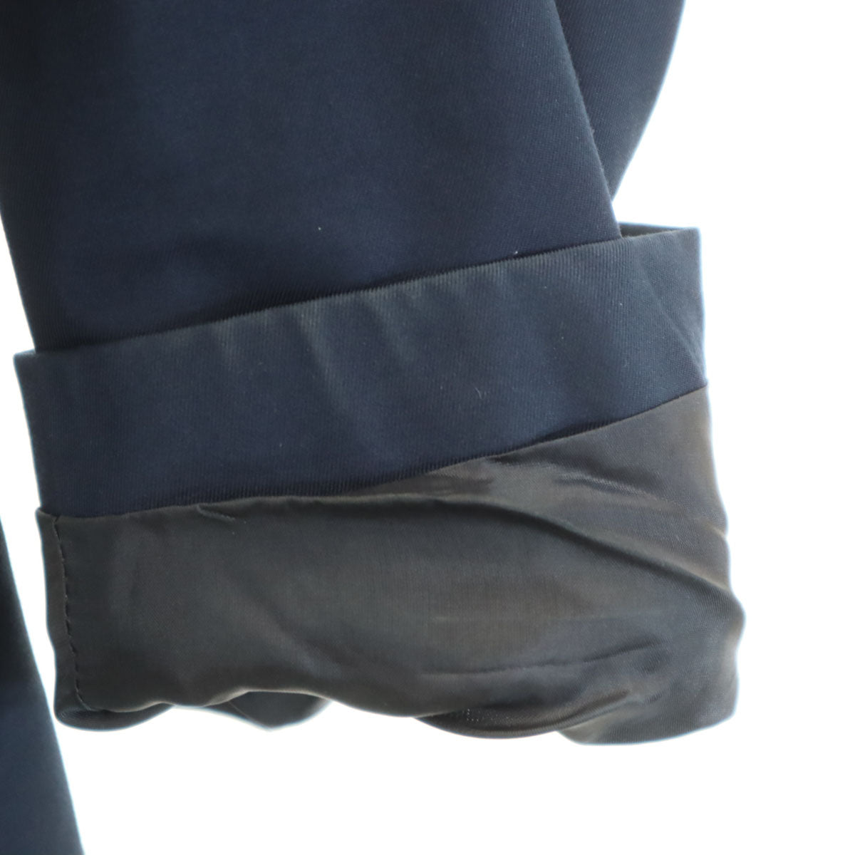 PRADA プラダ ハンガリー製 テーラードジャケット 46 ネイビー メンズ