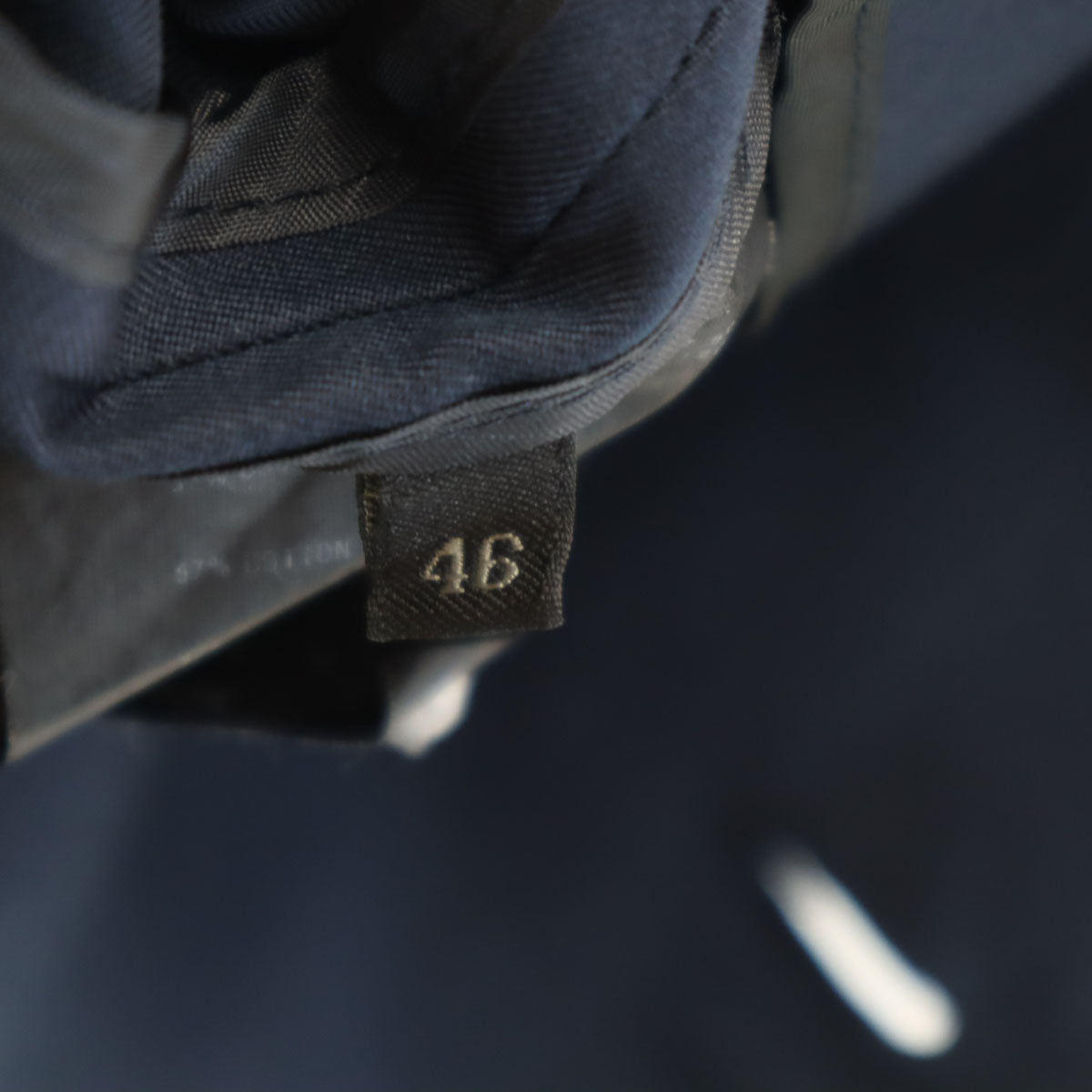 PRADA プラダ ハンガリー製 テーラードジャケット 46 ネイビー メンズ