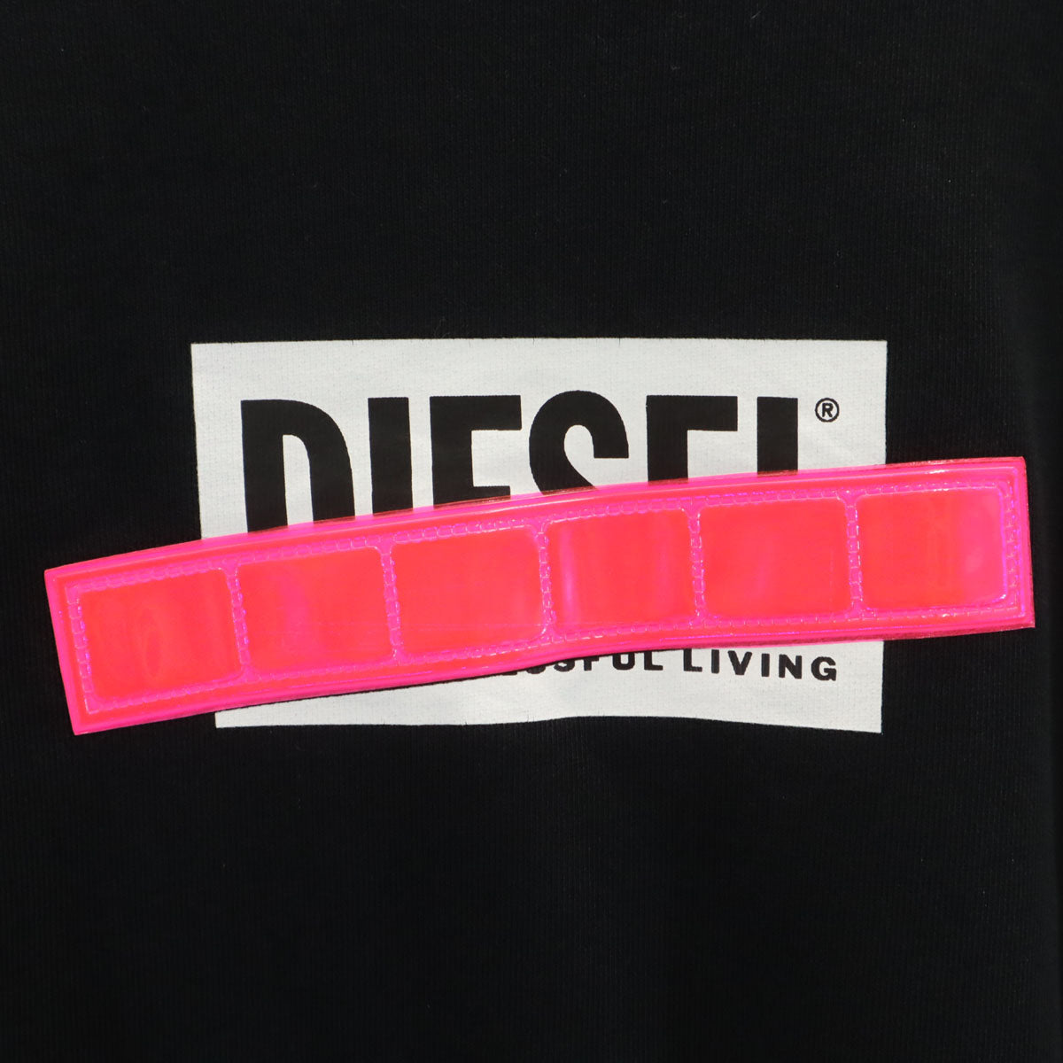 DIESEL ディーゼル ブルガリア製 長袖 スウェット トレーナー L ブラック メンズ