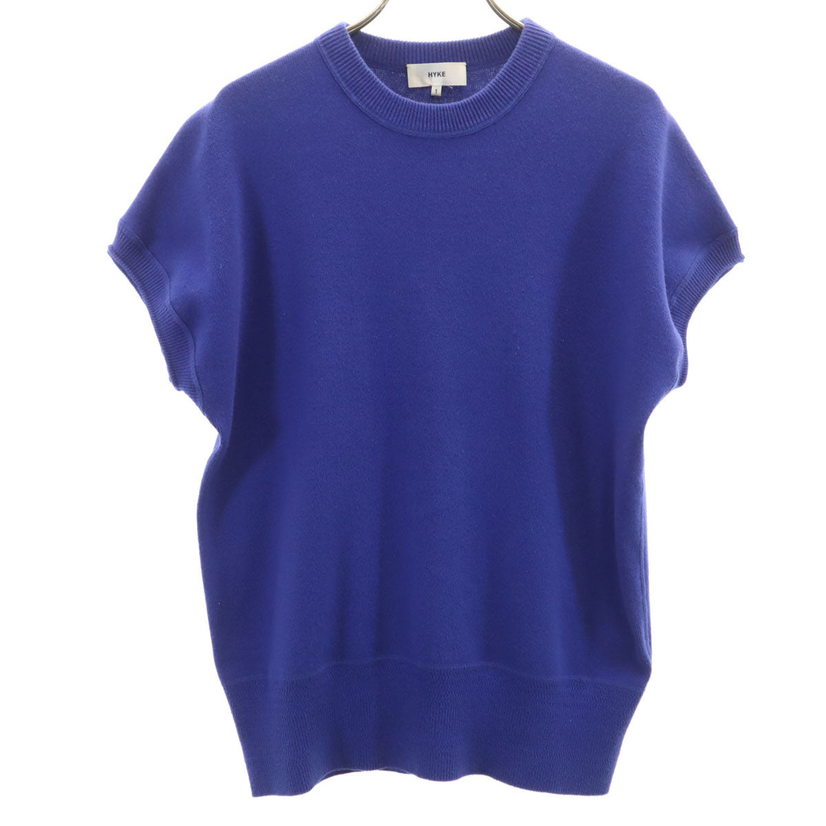 HYKE ハイク フレンチスリーブ ニット 1 青紫 レディース