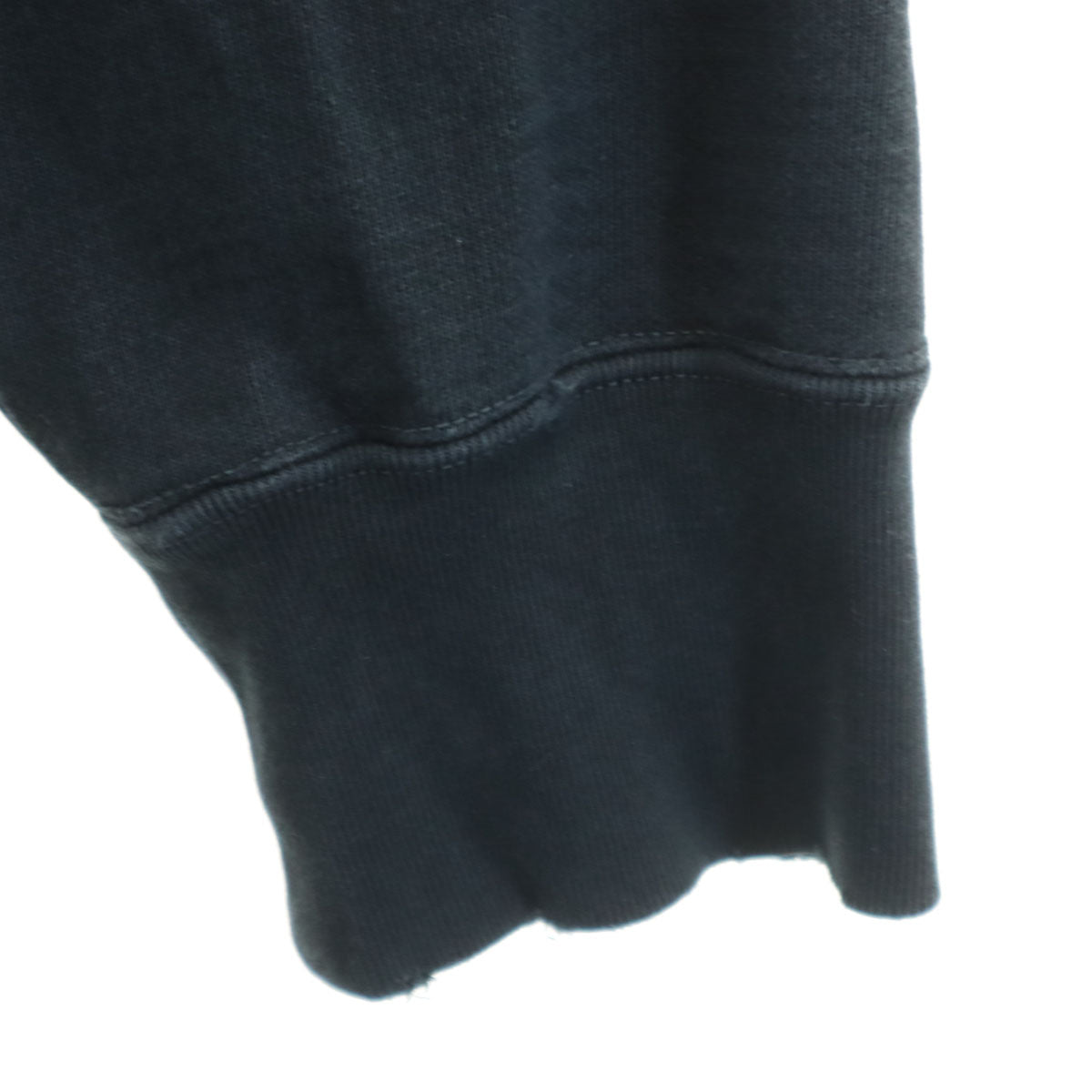 Ron Herman ロンハーマン 日本製 長袖 ヴィンテージ加工 スウェット ジップパーカー XL ブラック メンズ