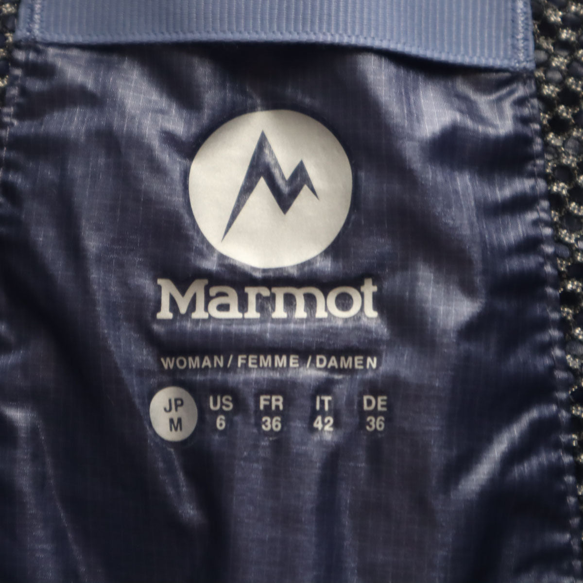 未使用 MARMOT マーモット 長袖 パーカー M ネイビー系 アウトドア レディース